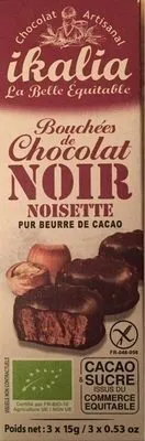Bouchées de Chocolat Noir noisette