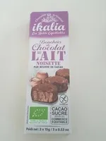 Bouchée de chocolat au lait au praliné noisette