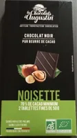 Tablette Chocolat Noir 70 % Cacao à La Noisette