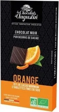 Tablette Chocolat Noir Orange