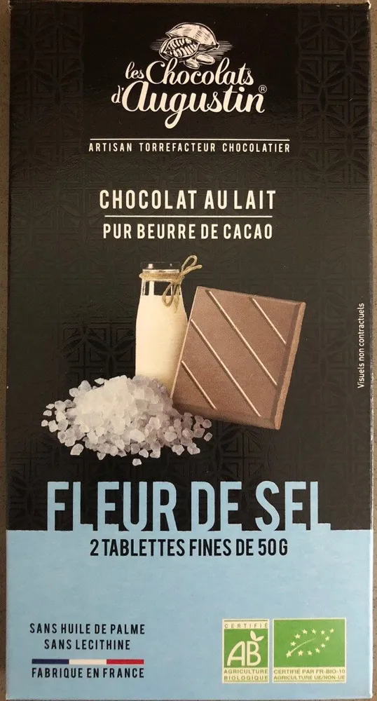 Tablette Chocolat Au Lait à La Fleur De Sel
