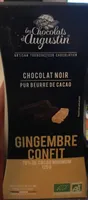 Gingembre confit au chocolat noir