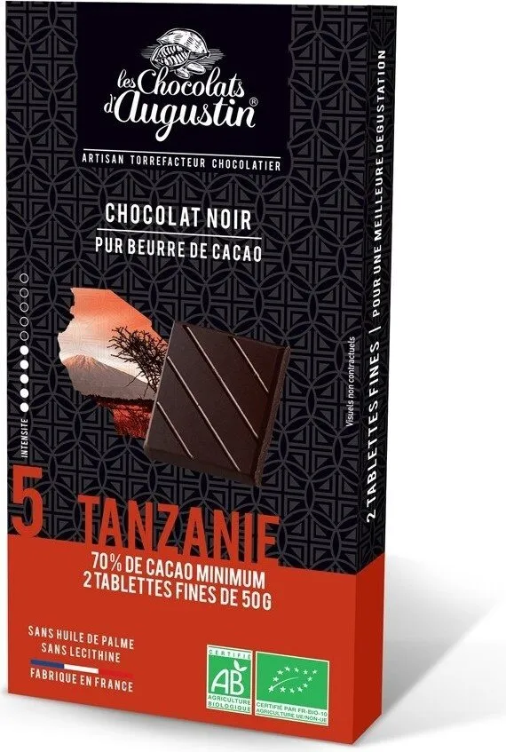 Tablette Chocolat Noir Tanzanie