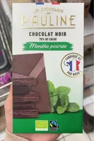 CHOCOLAT NOIR 70% DE CACAO Menthe poivrée