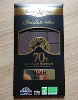 Tablette Choc 70% Nougat De Montelimar