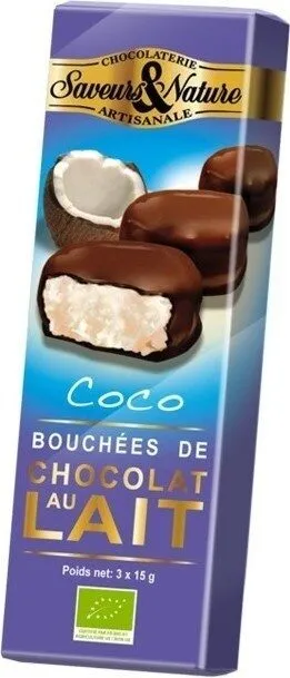 Bouchées de chocolat au lait