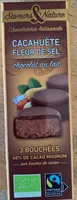 Bouchée chocolat fleur de sel cacahuètes