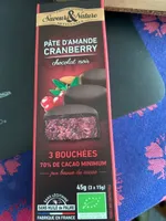 Pate d'amane cranberry