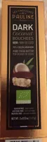 Dark coconut bouchees