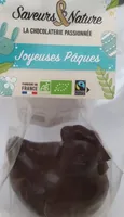 Poule dodue au chocolat noire