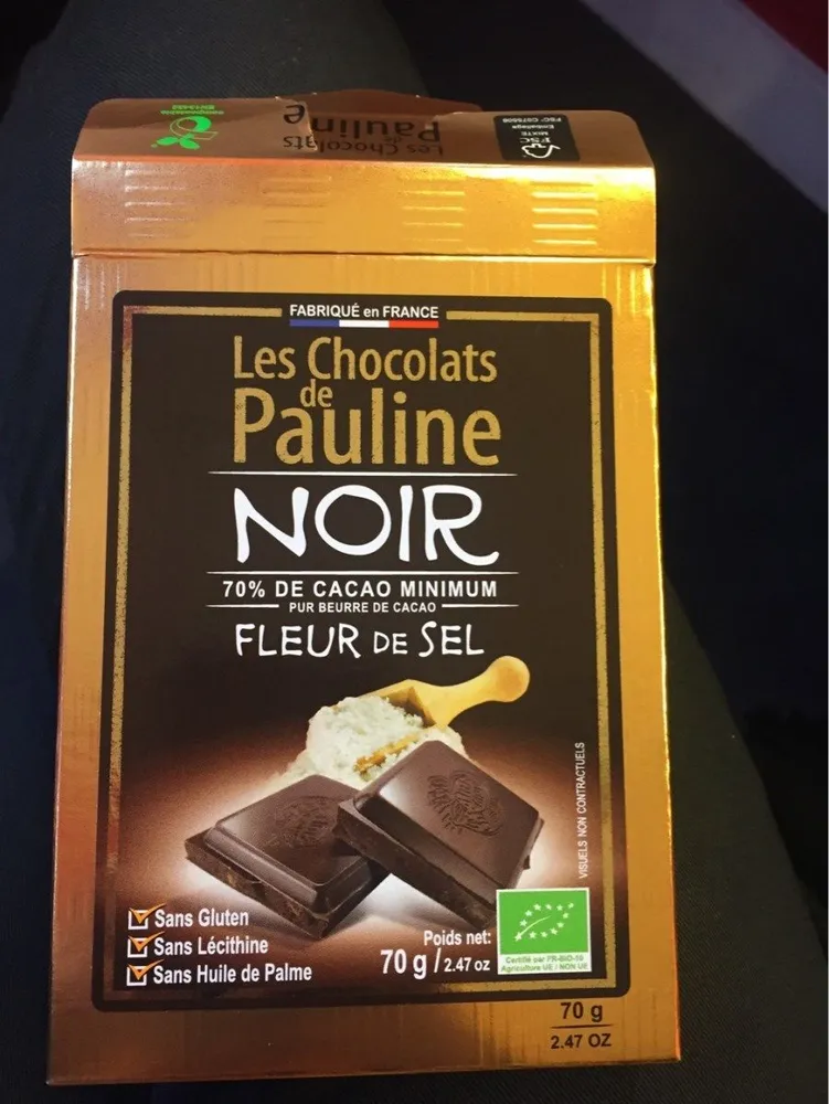 Chocolat noir fleur de sel
