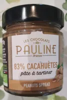 Pâte à tartiner 83% cacahuètes