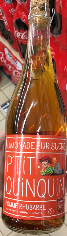 Limonade pur sucre Pomme Rhubarbe