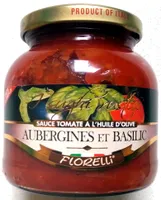 Sauce tomate à l'huile d'olive, Aubergine et basilic