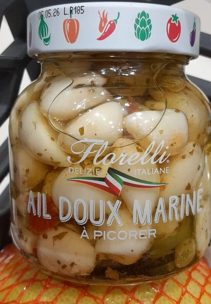Ail doux mariné