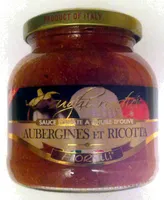 Sauce tomate à l'huile d'olive Aubergines et Ricotta