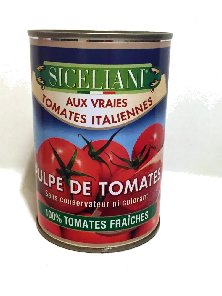 Siceliani Pulpe de tomates 100 pourcent italenne
