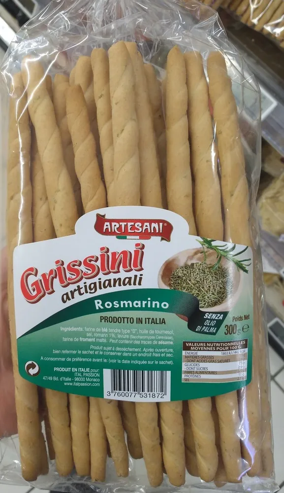 Grissini artigianali Rosmarino