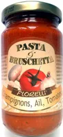 Pasta & Bruschetta - Champignons, Ail, Tomates