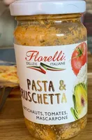 Pasta & Bruschetta : Artichauts, Tomates, Mascarpone
