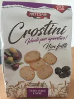 Crostini olives vertes et noires