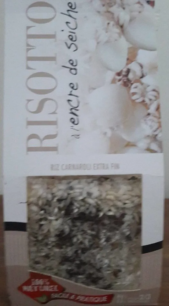 Risotto à l'encre de seiche