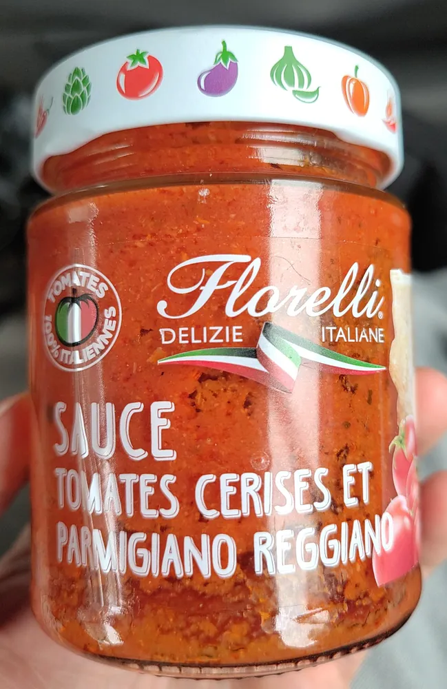 Sauce aux tomates cerises et parmesan