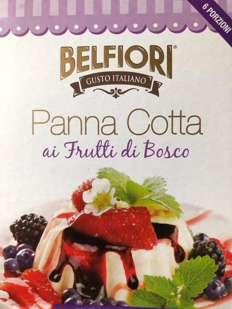 Panna cotta ai frutti di bosco