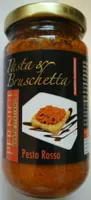 Pesto rouge - Sauce à base de tomates séchées, de basilic et de fromage durs