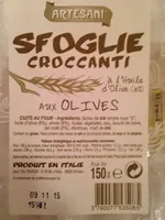 Sfoglie croccanti aux olives