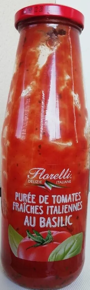 Purée de tomates fraîches Italiennes au basilic