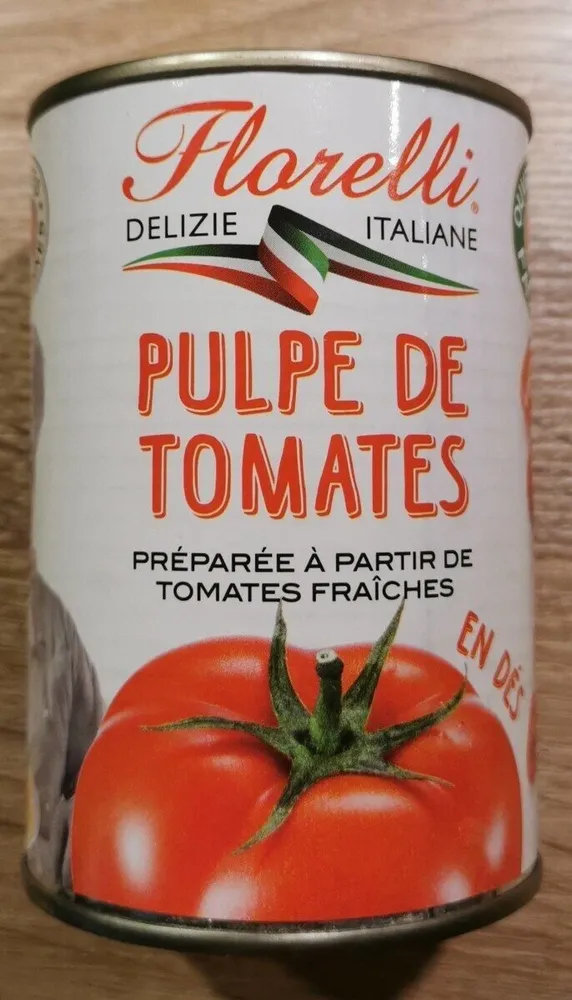 Pulpe de tomates en dés