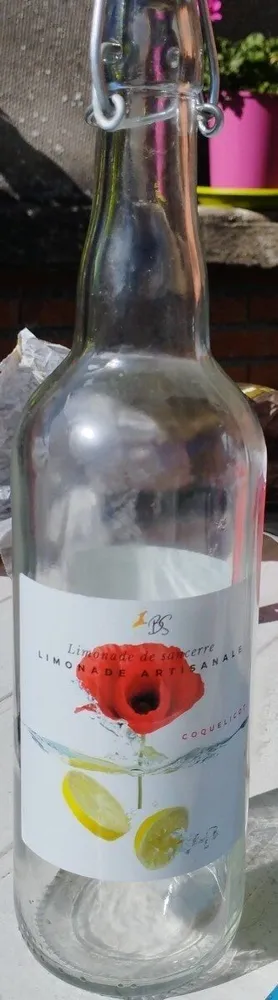 Limonade de Sancerre coquelicot