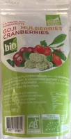 Exopharm Mélange De 3 Fruits Bio (Goji-mulberries-cranberries) - 100 g