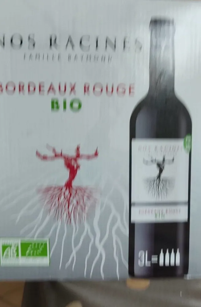 Bordeaux rouge bio