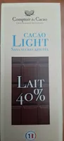 Cacao Light Sans sucres ajoutés