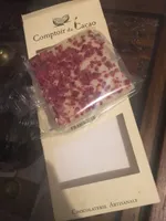 Chocolat blanc éclats framboises