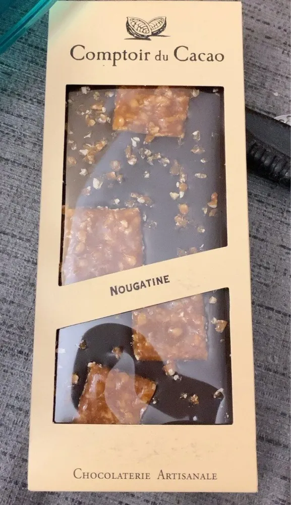 Tablette noir nougatine