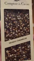 Tablette noire crunchy caramélisé