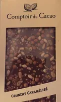Tablette lait crunchy caramelise