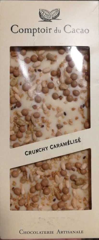 Tablette Blanche Crunchy Caramélisé