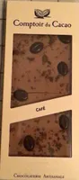 Tablette chocolat blond café