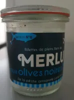 Rillettes de pleins filets de Merlu aux olives noires