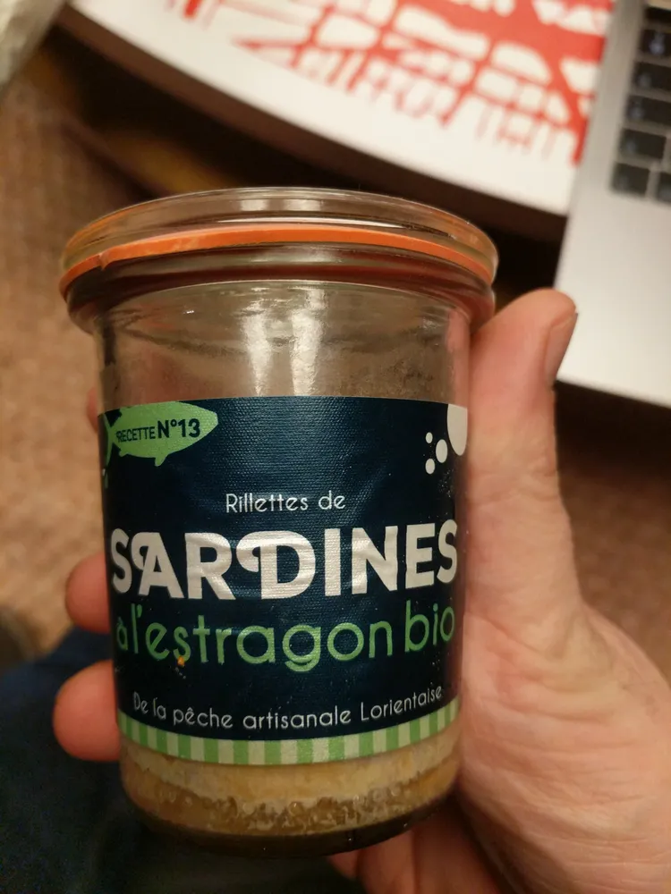Rillettes de Sardines a l'Estragon Bio