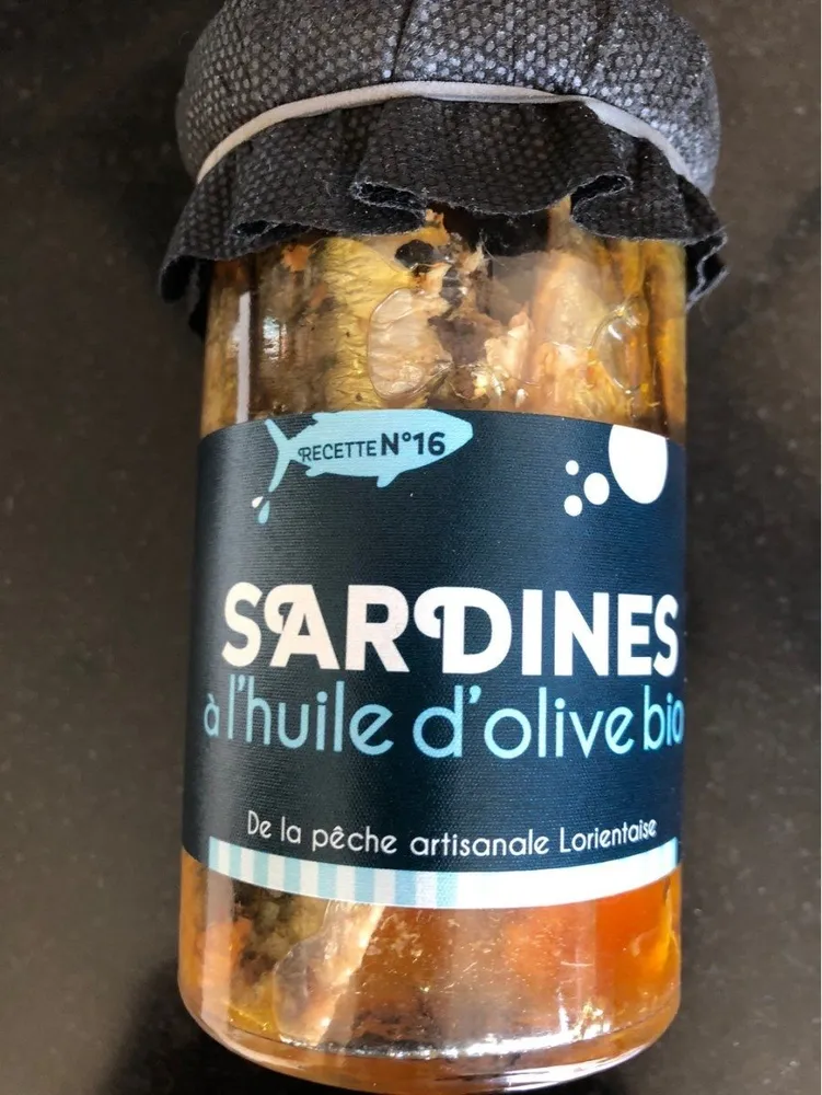 Sardines à l’huile d’olive bio