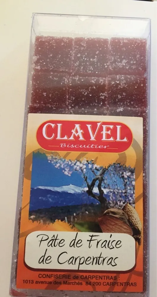 Pâte de fraise de Carpentras