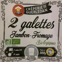 Galettes jambon fromage biologiques