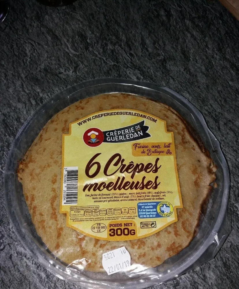 6 crêpes moelleuses