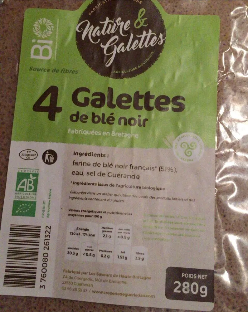 Galettes de blé noir