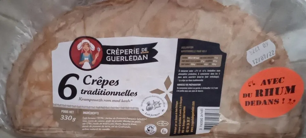 Crêpes traditionnelle